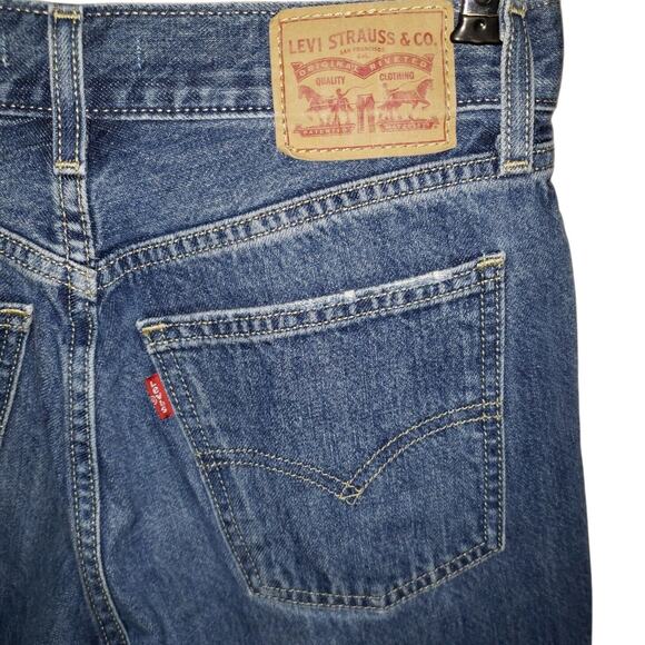 Levi’s Low Pro Women’s Straight Leg Jeans Sz W25 Distressed 90s Revival - Picture 5 of 10